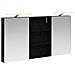Set di Armadi da Bagno con porta 3 pcs 120 x 10,5 x 60,5 cm - Foto miniatura 1