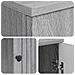 Scrivania Grigio Sonoma 142,5 x 50 x 75 cm Legno ingegnerizzato - Foto miniatura 7