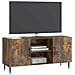 Mobile TV Rovere Fumo 102 x 34,5 x 50 cm Legno ingegnerizzato - Foto miniatura 2