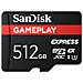 GamePlay Express microSD 512GB UHS-I Classe 10 - Foto miniatura 1