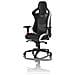 Sedia Gaming EPIC Real Leather colore Nero / Bianco / Rosso - Foto miniatura 1