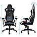 Sedia Gaming EPIC Real Leather colore Nero / Bianco / Rosso - Foto miniatura 9