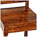 Sedie da Pranzo Classiche 2 pz in Legno Massello Finitura Miele - Foto miniatura 4
