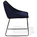 Set Di 2 Sedie Da Pranzo In Velluto Blu Navy Arcata - Foto miniatura 18
