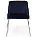 Set Di 2 Sedie Da Pranzo In Velluto Blu Navy Arcata - Foto miniatura 15