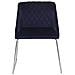 Set Di 2 Sedie Da Pranzo In Velluto Blu Navy Arcata - Foto miniatura 10