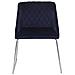 Set Di 2 Sedie Da Pranzo In Velluto Blu Navy Arcata - Foto miniatura 16
