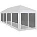 Tenda Per Feste Con 10 Pareti In Rete 12x3 M - Foto miniatura 1