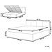 Letto In Tessuto Beige Con Contenitore 180x200cm Orbey - Foto miniatura 24