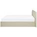 Letto In Tessuto Beige Con Contenitore 180x200cm Orbey - Foto miniatura 4