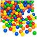 Eyepower 50 Palline Di Plastica Multicolore 5,5cm Diametro Gioco Bambini Decorazione Feste - Foto miniatura 1