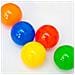 Eyepower 50 Palline Di Plastica Multicolore 5,5cm Diametro Gioco Bambini Decorazione Feste - Foto miniatura 6