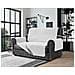 Copridivano Antimacchia - Salvadivano Trapuntato Double Face - 3 Posti Per Seduta Da 170 A 195 Cm - Bianco / bianco - Foto miniatura 1