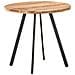 Tavolo Da Pranzo 80 Cm In Legno Massello Di Acacia - Foto miniatura 1