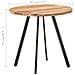 Tavolo Da Pranzo 80 Cm In Legno Massello Di Acacia - Foto miniatura 5
