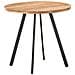 Tavolo Da Pranzo 80 Cm In Legno Massello Di Acacia - Foto miniatura 8