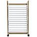 Stendino In Metallo Effeto Legno Con Ruote 176,3x60x H104 Cm - Foto miniatura 1
