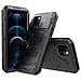 Custodia Compatibile Con Apple Iphone 12 Pro In Nero - Robusta Protezione A 360° Con Protezione Del Display - Coperchio Protettivo Antiurto Outdoor Heavy Duty - Foto miniatura 1