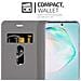 Custodia Compatibile Con Samsung Galaxy A91 In Grigio Nero - Coperchio Protettiva Con Chiusura Magnetica, Funzione Stand E Tasca Per Le Carte - Foto miniatura 4