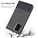 Custodia Compatibile Con Samsung Galaxy A91 In Grigio Nero - Coperchio Protettiva Con Chiusura Magnetica, Funzione Stand E Tasca Per Le Carte - Foto miniatura 8