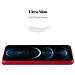 Custodia Compatibile Con Apple Iphone 12 / Iphone 12 Pro In Rosso Metallico - Coperchio Protettivo In Silicone Tpu Flessibile - Foto miniatura 3