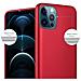 Custodia Compatibile Con Apple Iphone 12 / Iphone 12 Pro In Rosso Metallico - Coperchio Protettivo In Silicone Tpu Flessibile - Foto miniatura 5