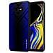 Custodia Compatibile Con Samsung Galaxy Note 9 - Ottica A Strisce In Cobalto Viola - Coperchio Protettivo In Vetro Temperato E Silicone Tpu - Foto miniatura 1