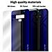 Custodia Compatibile Con Samsung Galaxy Note 9 - Ottica A Strisce In Cobalto Viola - Coperchio Protettivo In Vetro Temperato E Silicone Tpu - Foto miniatura 6
