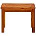Tavolino Da Giardino 50x35x36 Cm In Legno Massello Di Acacia - Foto miniatura 2