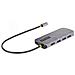 StarTech.com Adattatore USB C Multiporta, Video HDMI 4K 60Hz, Hub USB 3.2 a 3 porte USB-A 5Gbps , 100W Power Delivery Pass-Through, GbE, Cavo integrato da 30cm, Docking Station per laptop /Mini Dock da viaggio - Foto miniatura 1