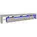 Mobile Porta Tv Con Luci Led Grigio Cemento 260x36,5x40 Cm - Foto miniatura 2