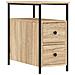 Comodino Rovere Sonoma 30x60x60 Cm In Legno Multistrato - Foto miniatura 1