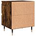 Comodino Rovere Fumo 40x35x50 Cm In Legno Multistrato - Foto miniatura 7
