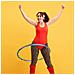 Hula Hoop Con Peso 890 Gr Attrezzatura Fitness 95 Cm Per Allenamento Palestra - Foto miniatura 3