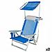 Sedia Da Spiaggia Aktive Azzurro 47 X 67 X 43 Cm (2 Unità) - Foto miniatura 1
