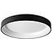 Plafoniera Contemporanea Ziggy Metallo Nero Led Integrato 62w 3000k Ip20 - Foto miniatura 1