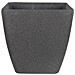 Set Di 2 Vasi Polvere Di Pietra Grigio Scuro 34 X 34 X 34 Cm Zeli - Foto miniatura 6