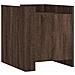 Comodino Rovere Marrone 45x50x50 Cm In Truciolato - Foto miniatura 2