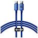 Cavo Di Ricarica E Sincronizzazione Da Usb-c A Usb-c 100w Crystal Shine 1,2 M, Blu - Foto miniatura 1