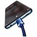 Cavo Di Ricarica E Sincronizzazione Da Usb-c A Usb-c 100w Crystal Shine 1,2 M, Blu - Foto miniatura 3