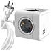 Powercube, 4 Schuko Outlets, - 2 Usb A Ports 1,5m Cable - White - Warranty: 300m - Foto miniatura 1