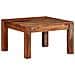 Tavolino Da Caffè 60x60x35 Cm In Legno Massello Di Acacia - Foto miniatura 1