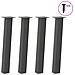 Gambe Per Tavolino 4 Pz Antracite 72 Cm In Acciaio - Foto miniatura 1