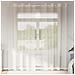 Tende In Voile Con Occhielli 2 Pz Crema 140x225 Cm - Foto miniatura 1