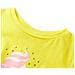 Maglietta da Bambina Gialla 116 - Foto miniatura 3