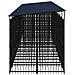 Gabbia Per Cani Da Esterno Con Tetto In Acciaio 18,43 M² - Foto miniatura 3