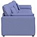 Divano Modulare con Cuscini Jeans Blu - Foto miniatura 6
