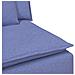 Divano Modulare con Cuscini Jeans Blu - Foto miniatura 8