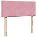 Giroletto a Molle con Materasso Rosa 120x190 cm in Velluto - Foto miniatura 5