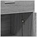 Credenze 2 pz Grigio Sonoma 60x30x84 cm in Legno Multistrato - Foto miniatura 8